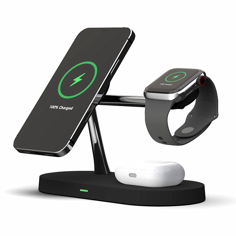5-in-1 Magnetic Wireless Charger Stand for Phone & Watch