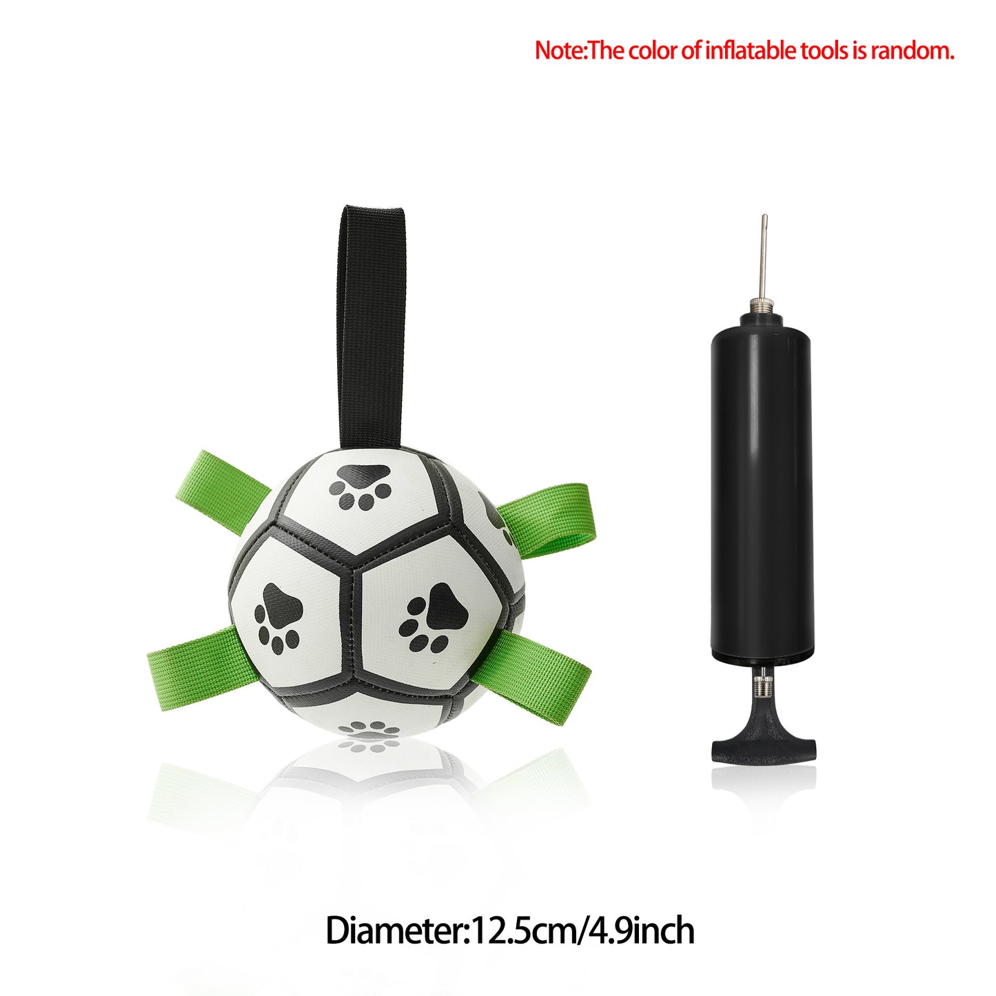 Interactive Dog Soccer Ball Toy for Training and Outdoor Play