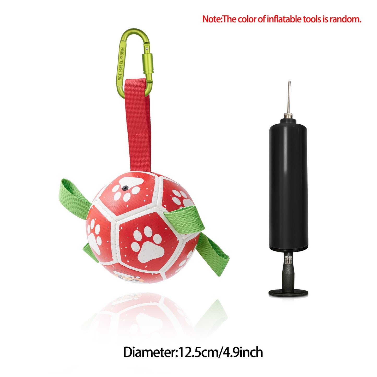 Interactive Dog Soccer Ball Toy for Training and Outdoor Play