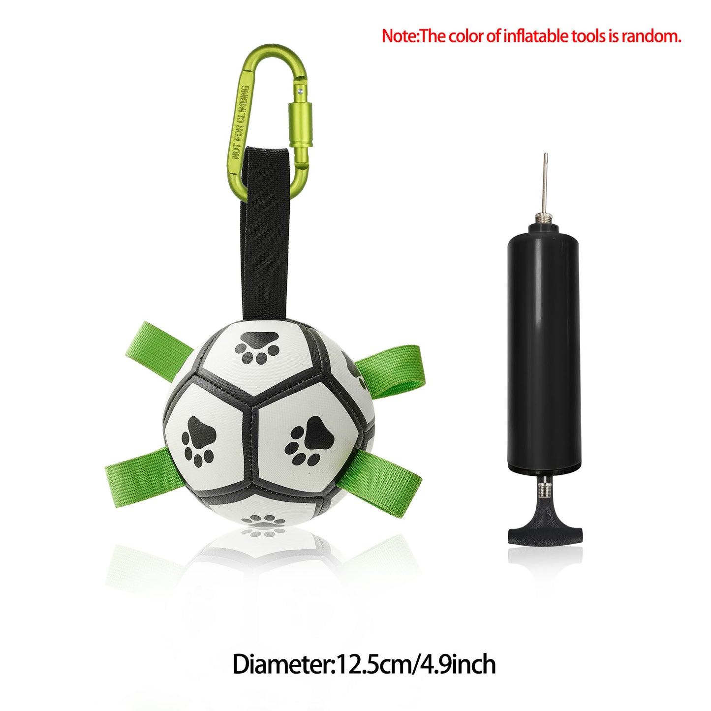 Interactive Dog Soccer Ball Toy for Training and Outdoor Play