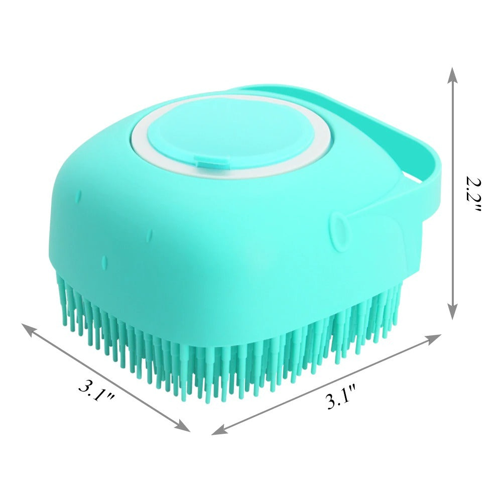 Pet Bathing Brush Silicone Grooming Comb for Dogs & Cats