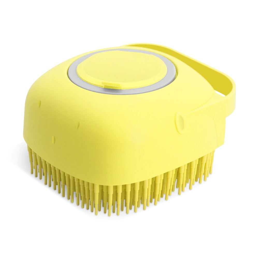 Pet Bathing Brush Silicone Grooming Comb for Dogs & Cats