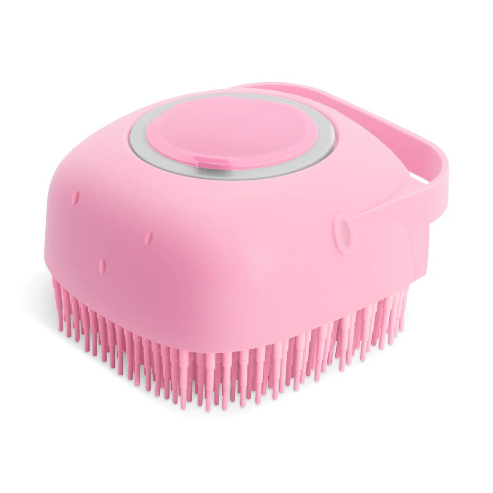 Pet Bathing Brush Silicone Grooming Comb for Dogs & Cats