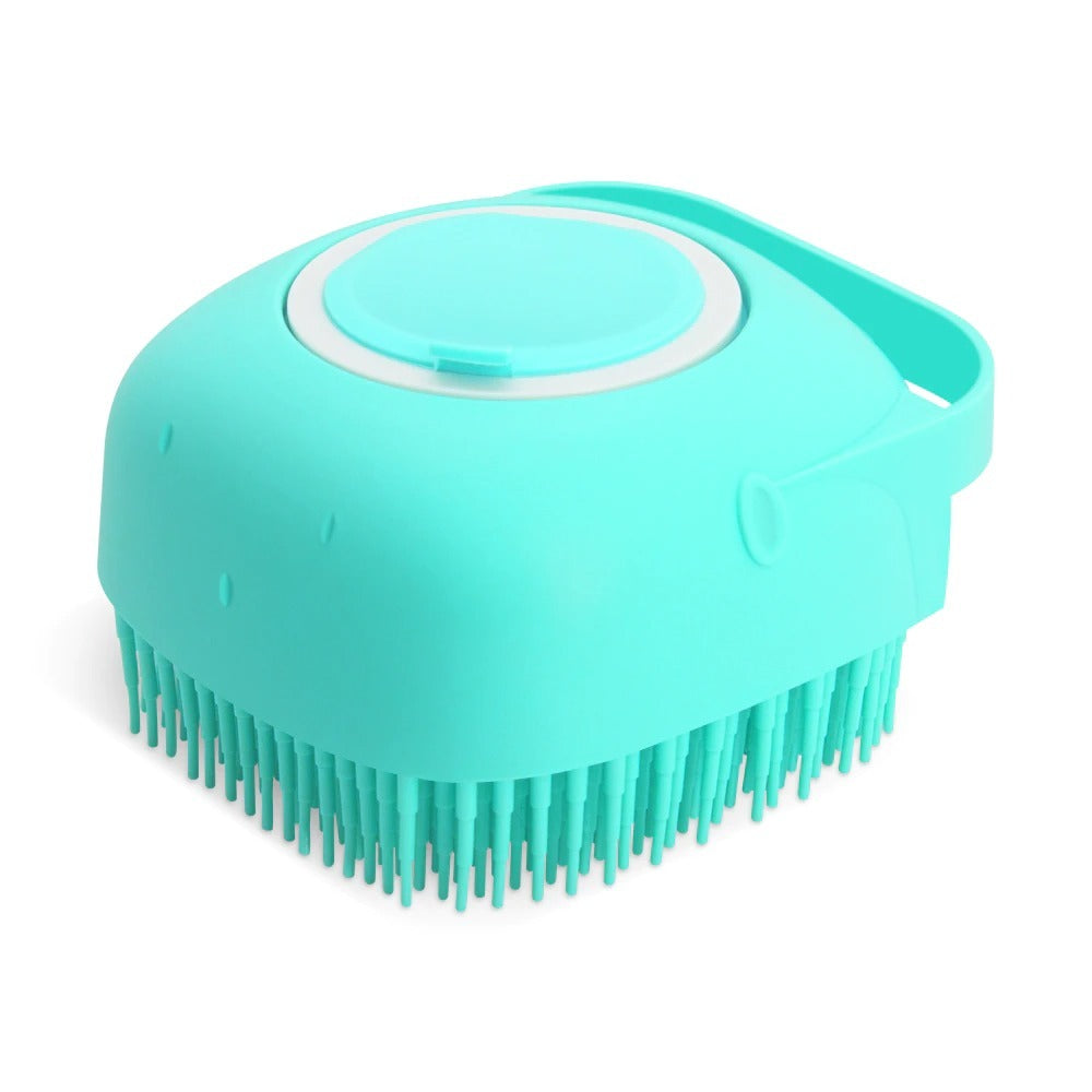 Pet Bathing Brush Silicone Grooming Comb for Dogs & Cats