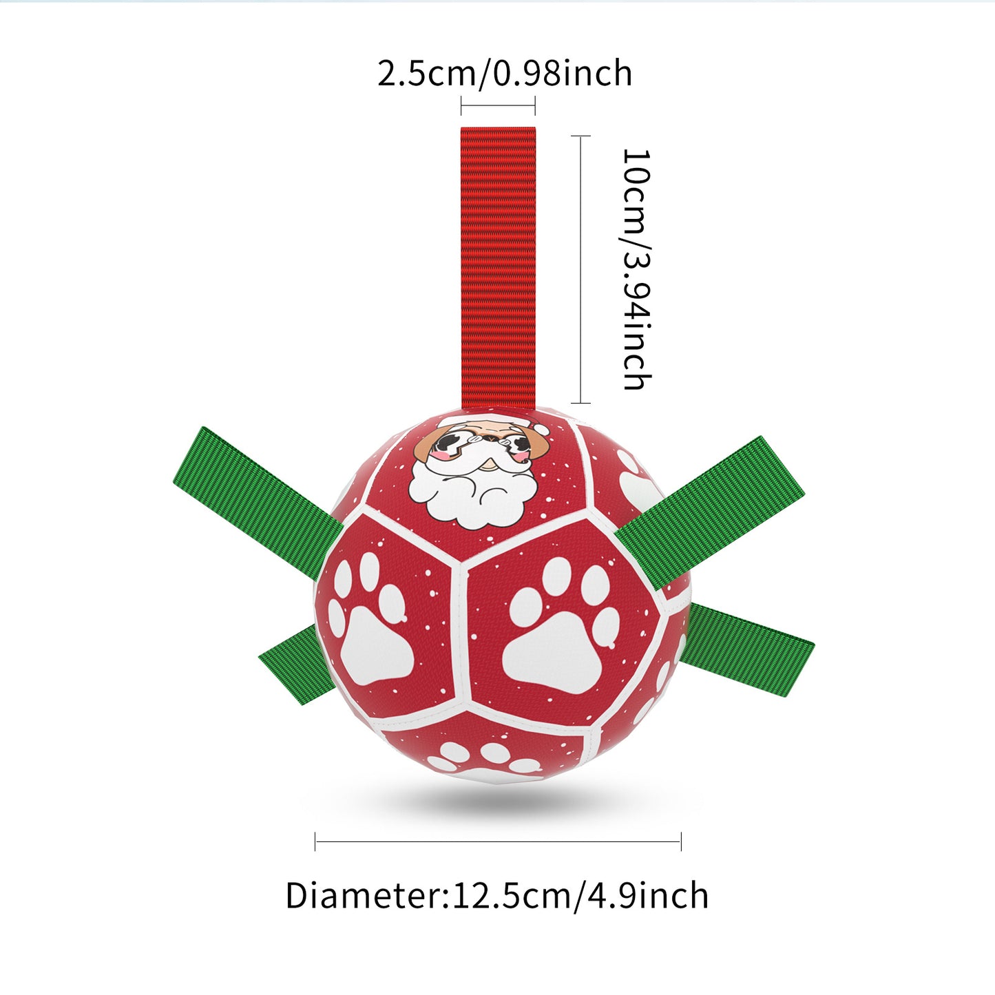 Interactive Dog Soccer Ball Toy for Training and Outdoor Play