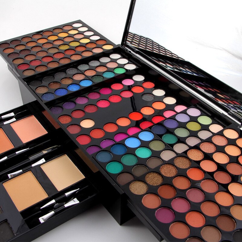 180 Color Eyeshadow & Blush Palette Piano-Shaped Personalized Makeup Box