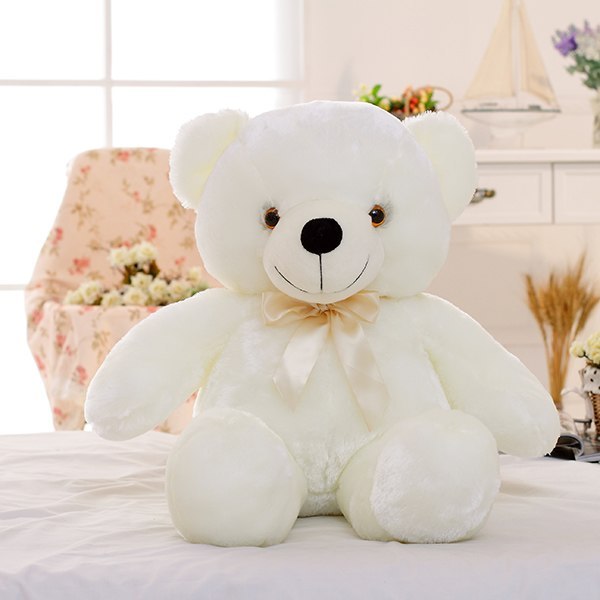 LED Light-Up Teddy Bear – Colorful Glowing Plush Gift Pillow