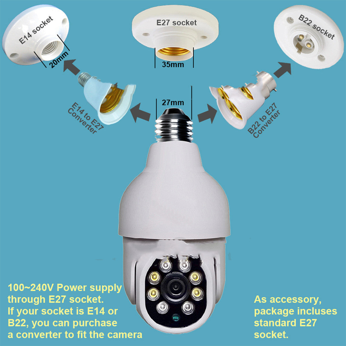 WiFi Smart HD Security Cam for Home