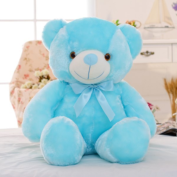 LED Light-Up Teddy Bear – Colorful Glowing Plush Gift Pillow