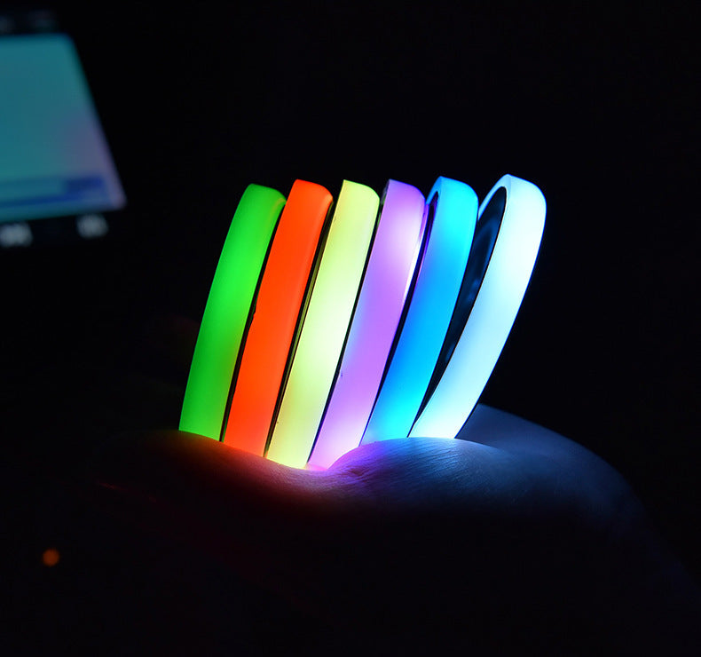 Solar LED Car Coaster – Colorful Light-Up Drink Holder
