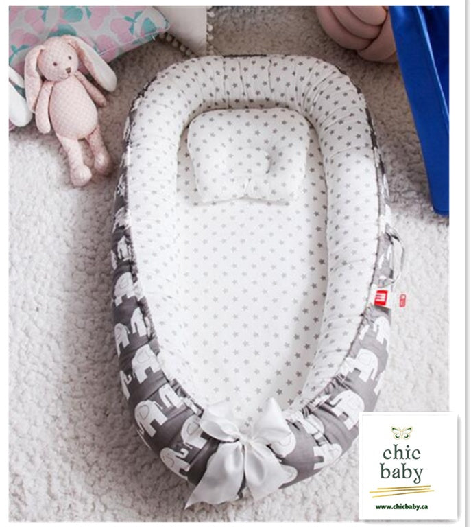 Portable Baby Travel Crib – Washable Cotton Infant Sleeping Bed