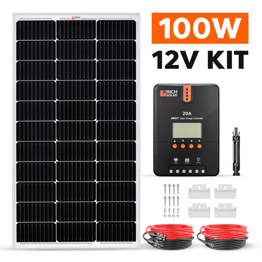 Solar panel:100W+controller(most can add two)