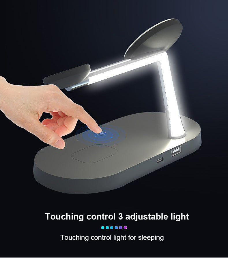 5-in-1 Magnetic Wireless Charger Stand for Phone & Watch