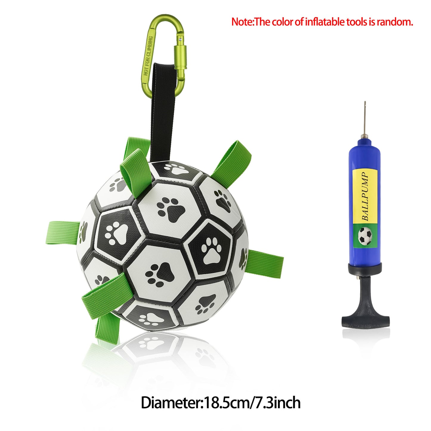 Interactive Dog Soccer Ball Toy for Training and Outdoor Play