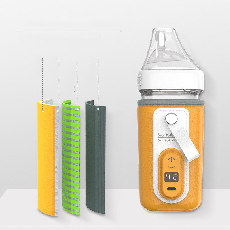 Baby Bottle Warmer Sleeve – Constant Temp Night Milk Heater